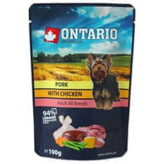 Ontario Kapsička ONTARIO vepřové s kuřecím ve vývaru, 100 g