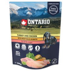 Ontario Kapsička krůtí a kuřecí se zeleninou ve vývaru 300 g