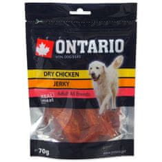 Ontario Pochoutka sušené kuřecí plátky 70 g