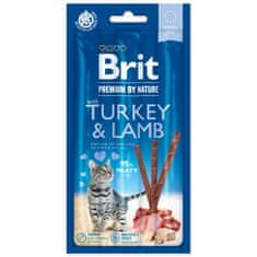 Brit BRIT Premium by Nature Cat Sticks with Turkey & Lamb 3 ks