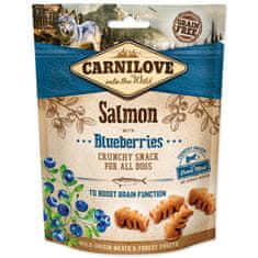 Brit CARNILOVE Dog Crunchy Snack Salmon with Blueberries with fresh meat, 200 g