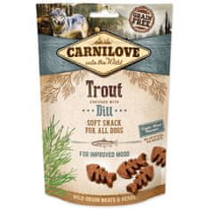 Brit CARNILOVE Dog Semi Moist Snack Trout enriched with Dill, 200 g