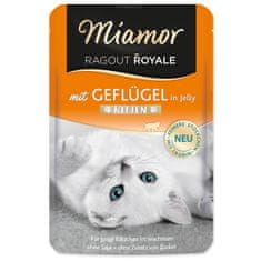 Finnern Kapsička MIAMOR Ragout Royale Kitten drůbeží v želé, 100 g