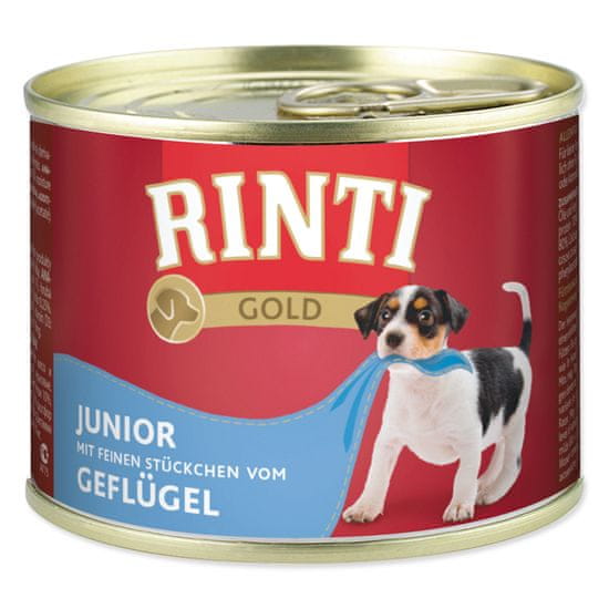 Finnern Konzerva RINTI Gold Junior drůbeží 185 g