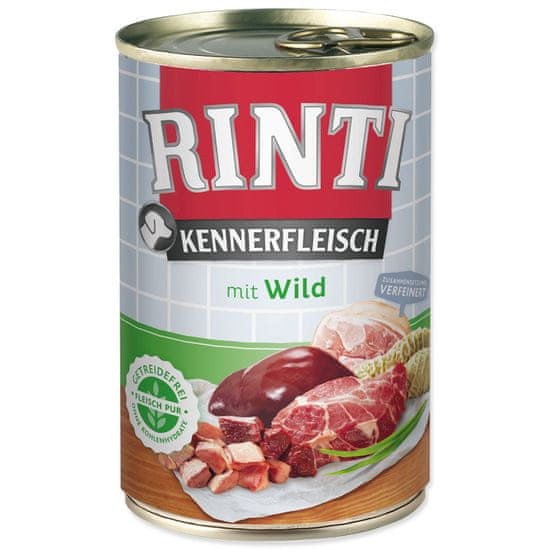 Finnern Konzerva RINTI Kennerfleisch zvěřina 400 g
