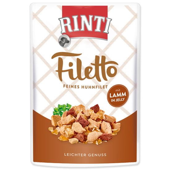 Finnern Kapsička RINTI Filetto kuře + jehně v želé, 100 g