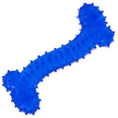Dog Fantasy Hračka DOG FANTASY kost gumová modrá 11 cm 1 ks