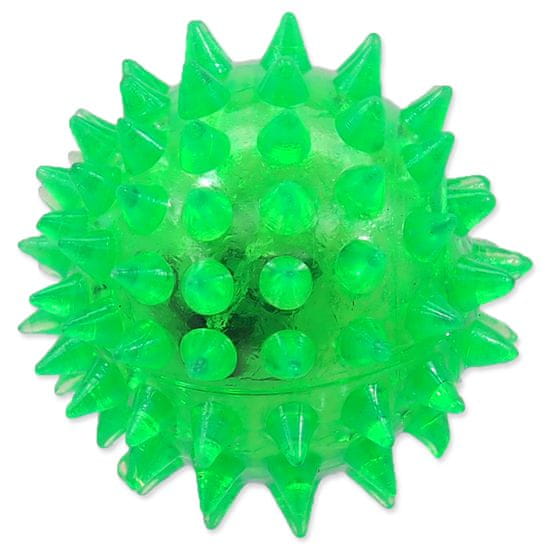 Dog Fantasy Hračka DOG FANTASY míček LED zelený 5 cm 1 ks