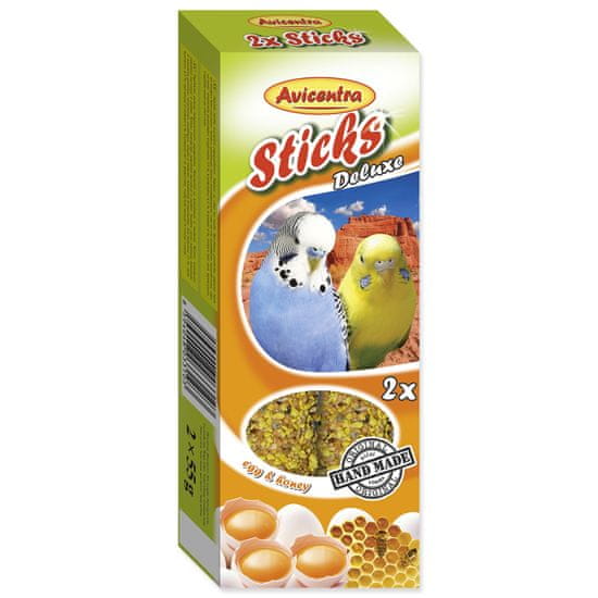 Avicentra Tyčinky s vejci s medem pro andulky - KARTON (10ks) 2 ks