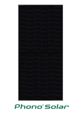 sapro FVE Fotovoltaický solární panel PhonoSolar PS405M4-22/WH(30mm)BB 1000V, 405W, Mono, full black