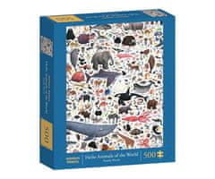 Chronicle Books Puzzle ahoj zvířata světa 500 dílků