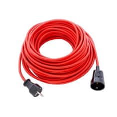 Euronářadí Kabel prodlužovací BASIC PPS, 25m / 230V, červený