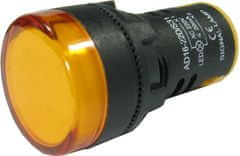 HADEX Kontrolka 230V LED 29mm AD16-22DS, oranžová