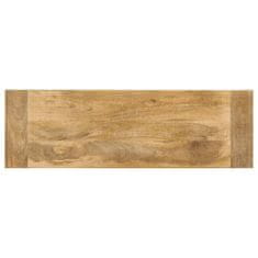 Greatstore Lavice 110 x 35 x 45 cm masivní mangovníkové dřevo