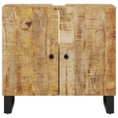 Greatstore Umyvadlová skříňka 62 x 33 x 58 cm mangovník a kompozitní dřevo