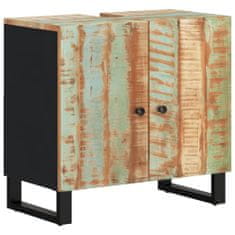 Greatstore Umyvadlová skříňka 62x33x58 cm recyklované a kompozitní dřevo