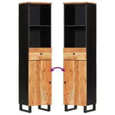 Vidaxl Koupelnová skříňka 38 x 33 x 160 cm masivní akáciové dřevo