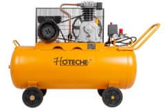 Hoteche Vzduchový kompresor 100 l 230 V, olejový dvouválcový - HOTECHE