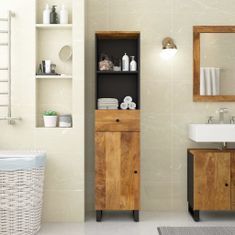 Greatstore Koupelnová skříňka 38 x 33 x 160 cm masivní mangovníkové dřevo