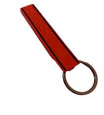 INNA Klíčenka kroužek na klíče červená silikonová sportovní šňůrka na klíče