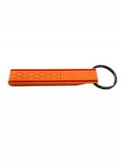INNA Klíčenka kroužek na klíče oranžová silikonová sportovní šňůrka na klíče