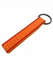 INNA Klíčenka kroužek na klíče oranžová silikonová sportovní šňůrka na klíče