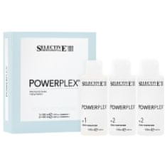 SELECTIVE Powerplex sada pro regeneraci vlasů, Intenzivní regenerace vlasů Zvýšená odolnost proti namáhání, 3x100ml