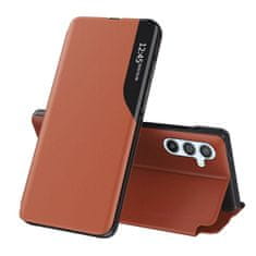IZMAEL Elegantní knižkové pouzdro View Case pro Samsung Galaxy A54 - Oranžová KP27139