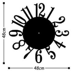 ASIR GROUP ASIR Nástěnné hodiny kov VELKÁ ČÍSLA 48 x 48 cm