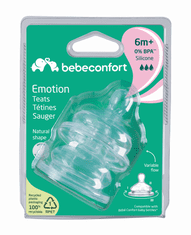 Bebeconfort Náhradní savičky Emotion 6m+ 2 ks