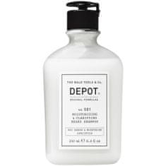 DEPOT No.501 hydratační šampon na vousy, Jemné povrchově aktivní látky zajišťují udržitelné čištění, 250ml