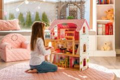 EcoToys Dřevěný domeček pro panenky Fairy Tale Residence