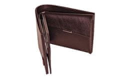 BeWooden Pánská kožená peněženka Brun Wide Wallet