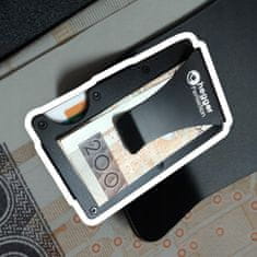 INNA Malá pánská peněženka na karty s blokováním RFID černá