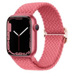 BStrap Elastic Nylon řemínek na Apple Watch 38/40/41mm, bright pink