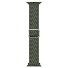 BStrap Elastic Nylon řemínek na Apple Watch 38/40/41mm, olive green
