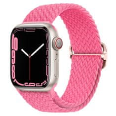 BStrap Elastic Nylon řemínek na Apple Watch 42/44/45mm, starlight pink
