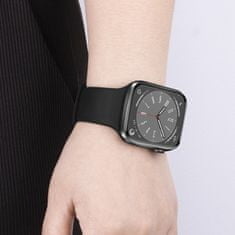 BStrap Smooth Silicone řemínek na Apple Watch 38/40/41mm, black