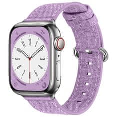 BStrap Denim řemínek na Apple Watch 42/44/45mm, purple