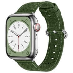 BStrap Denim řemínek na Apple Watch 42/44/45mm, olive green