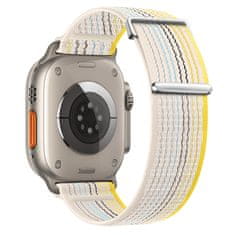 BStrap Velcro Nylon řemínek na Apple Watch 38/40/41mm, starlight