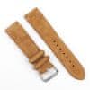 BStrap Suede Leather řemínek na Huawei Watch GT3 42mm, brown