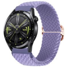 BStrap Elastic Nylon řemínek na Samsung Galaxy Watch 3 45mm, lavender
