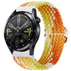 BStrap Elastic Nylon řemínek na Huawei Watch GT3 42mm, fragrant orange