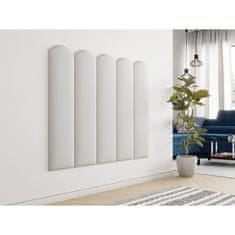 Veneti Čalouněný nástěnný panel 120x30 BEJO - bílá ekokůže