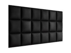 Veneti Čalouněný nástěnný panel 30x30 PAG - černá eko kůže
