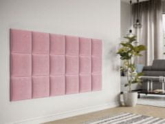 Veneti Čalouněný nástěnný panel 30x30 PAG - růžová
