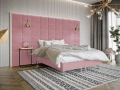 Veneti Čalouněný nástěnný panel 40x30 PAG - růžová