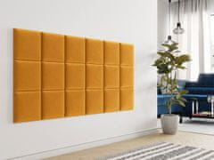 Veneti Čalouněný nástěnný panel 30x30 PAG - žlutý