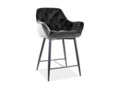 Veneti Malá barová židle LUSINE - černá